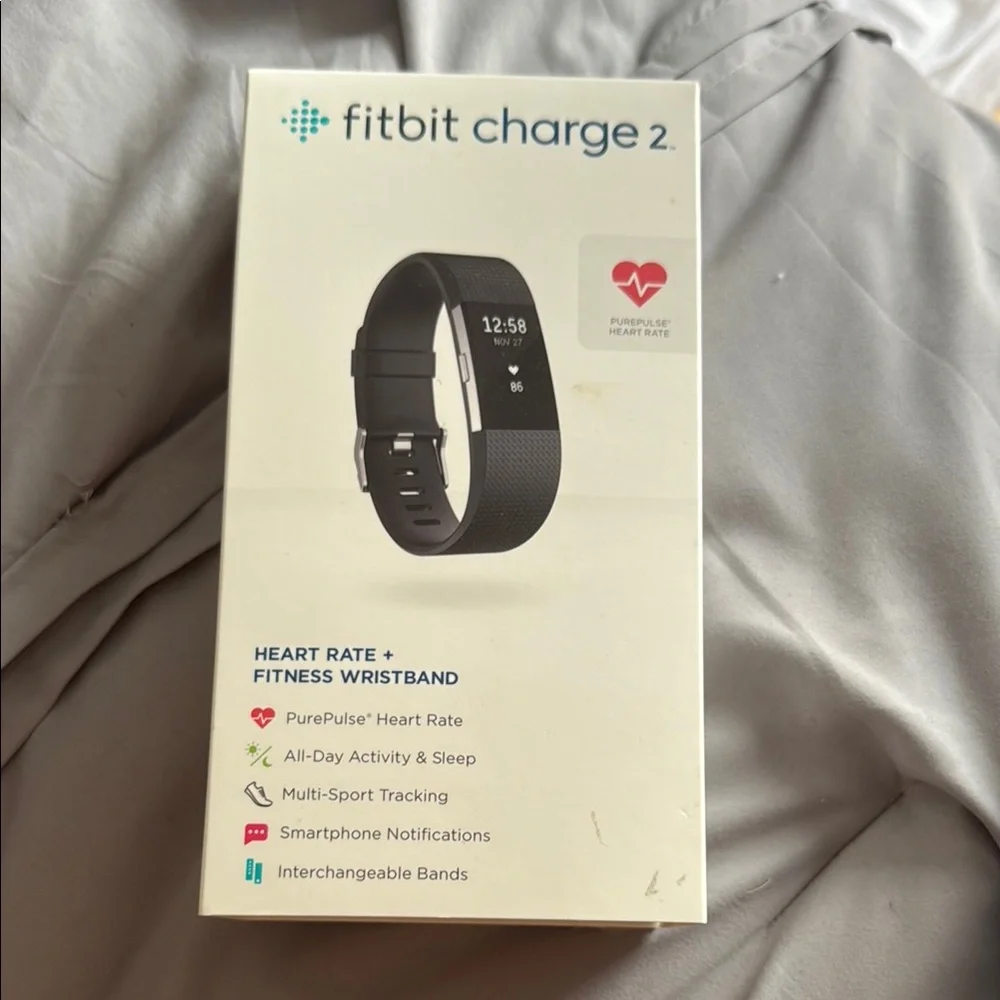Fitbit & Gold Wristband Fitness Tracker